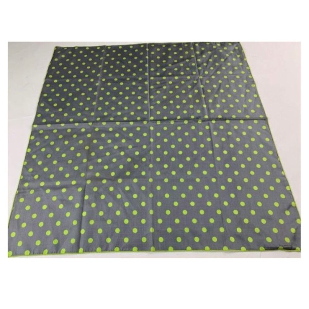 Women’s Vintage Ray Strauss Silk Gray Green Polka Dot Scarf shawl Women's
